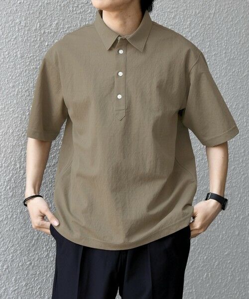 SHIPS / シップス ポロシャツ | SHIPS any:〈接触冷感/ストレッチ〉360° THE CIRCLE STRETCH リネン ミックス ポロシャツ(セットアップ対応)◆ | 詳細11