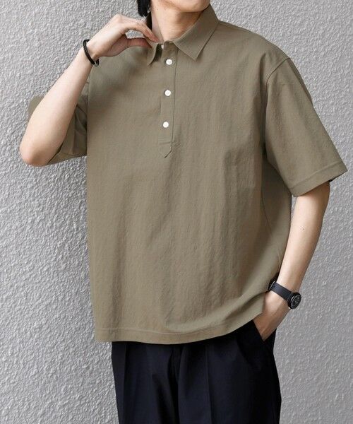 SHIPS / シップス ポロシャツ | SHIPS any:〈接触冷感/ストレッチ〉360° THE CIRCLE STRETCH リネン ミックス ポロシャツ(セットアップ対応)◆ | 詳細12