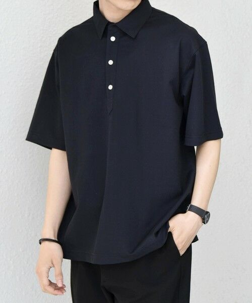 SHIPS / シップス ポロシャツ | SHIPS any:〈接触冷感/ストレッチ〉360° THE CIRCLE STRETCH リネン ミックス ポロシャツ(セットアップ対応)◆ | 詳細20