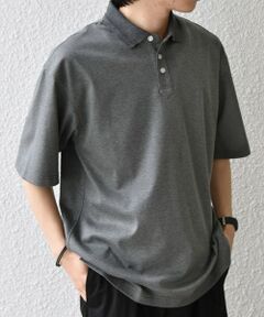 SHIPS / シップス Tシャツ | SHIPS any:〈接触冷感/遮熱/UVカット〉COOL TOUCH スムース デザイン リブ ポロシャツ◆