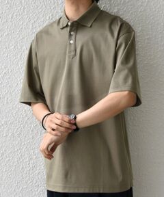 SHIPS / シップス Tシャツ | SHIPS any:〈接触冷感/遮熱/UVカット〉COOL TOUCH スムース デザイン リブ ポロシャツ◆