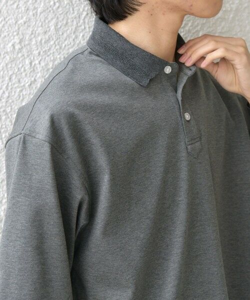 SHIPS / シップス Tシャツ | SHIPS any:〈接触冷感/遮熱/UVカット〉COOL TOUCH スムース デザイン リブ ポロシャツ◆ | 詳細6