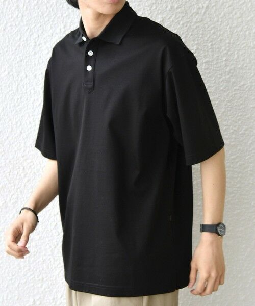 SHIPS / シップス Tシャツ | SHIPS any:〈接触冷感/遮熱/UVカット〉COOL TOUCH スムース デザイン リブ ポロシャツ◆ | 詳細17