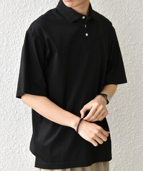 SHIPS / シップス Tシャツ | SHIPS any:〈接触冷感/遮熱/UVカット〉COOL TOUCH スムース デザイン リブ ポロシャツ◆ | 詳細18