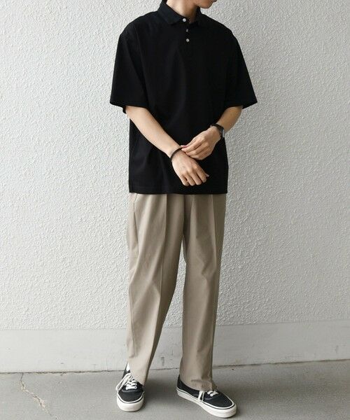 SHIPS / シップス Tシャツ | SHIPS any:〈接触冷感/遮熱/UVカット〉COOL TOUCH スムース デザイン リブ ポロシャツ◆ | 詳細14