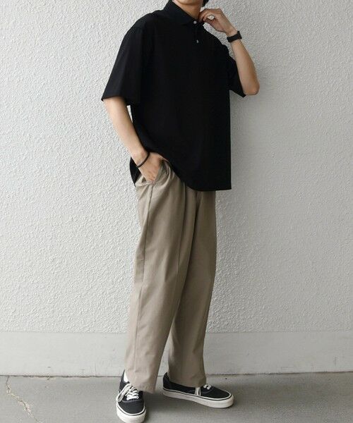 SHIPS / シップス Tシャツ | SHIPS any:〈接触冷感/遮熱/UVカット〉COOL TOUCH スムース デザイン リブ ポロシャツ◆ | 詳細15