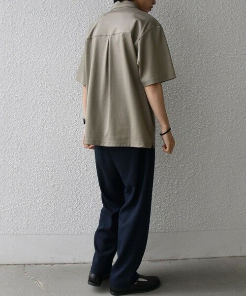 SHIPS / シップス Tシャツ | SHIPS any:〈接触冷感/遮熱/UVカット〉COOL TOUCH スムース デザイン リブ ポロシャツ◆ | 詳細23