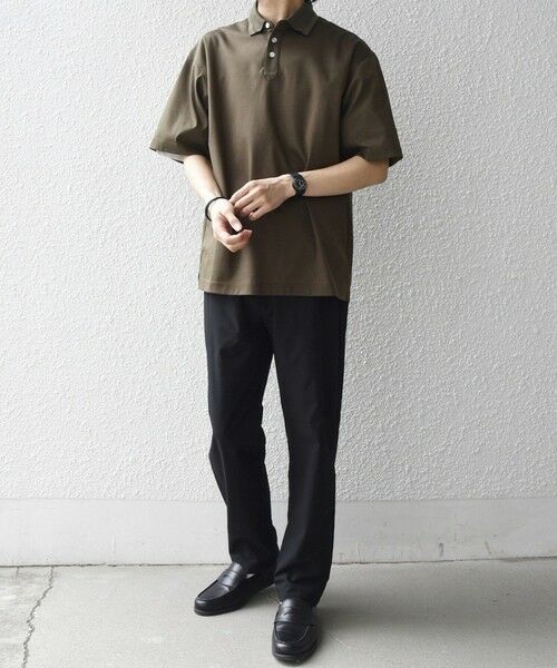 SHIPS / シップス Tシャツ | SHIPS any:〈接触冷感/遮熱/UVカット〉COOL TOUCH スムース デザイン リブ ポロシャツ◆ | 詳細30