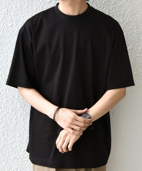 SHIPS / シップス Tシャツ | SHIPS any:〈接触冷感/遮熱/UVカット〉COOL TOUCH スムース デザイン リブ セミ モックネック Tシャツ◆ | 詳細17