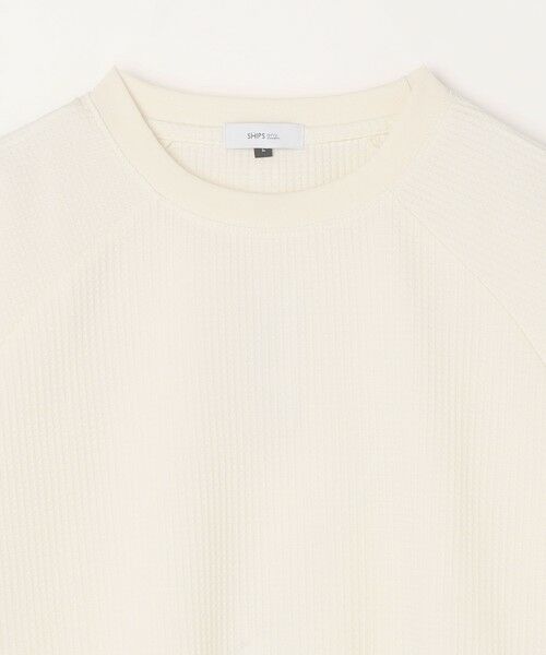 SHIPS / シップス Tシャツ | 【WEB限定】SHIPS any:〈UVカット〉SORONA(R) ワッフル ラグラン リラックス Tシャツ◆ | 詳細7