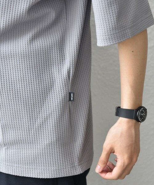 SHIPS / シップス Tシャツ | 【WEB限定】SHIPS any:〈UVカット〉SORONA(R) ワッフル ラグラン リラックス Tシャツ◆ | 詳細18