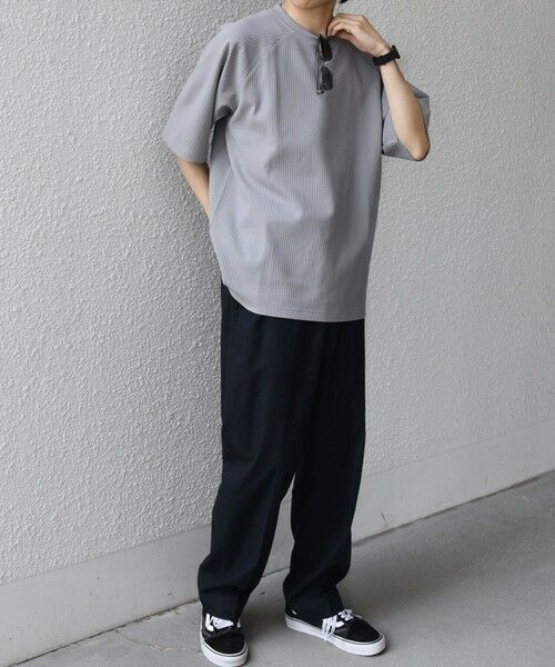 SHIPS / シップス Tシャツ | 【WEB限定】SHIPS any:〈UVカット〉SORONA(R) ワッフル ラグラン リラックス Tシャツ◆ | 詳細14