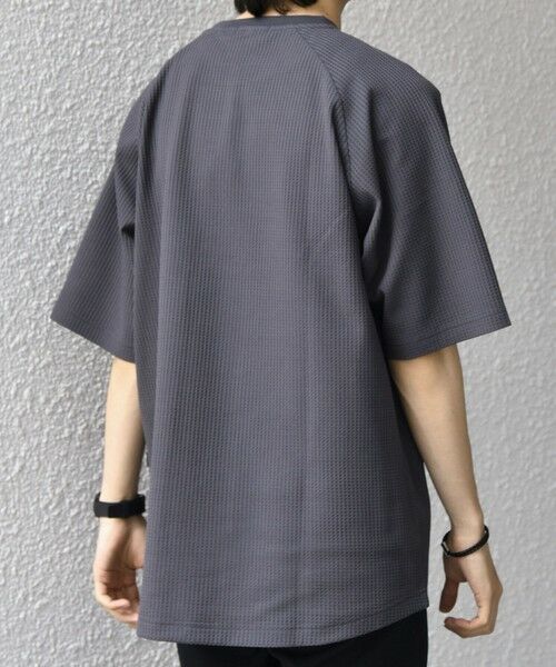 SHIPS / シップス Tシャツ | 【WEB限定】SHIPS any:〈UVカット〉SORONA(R) ワッフル ラグラン リラックス Tシャツ◆ | 詳細26