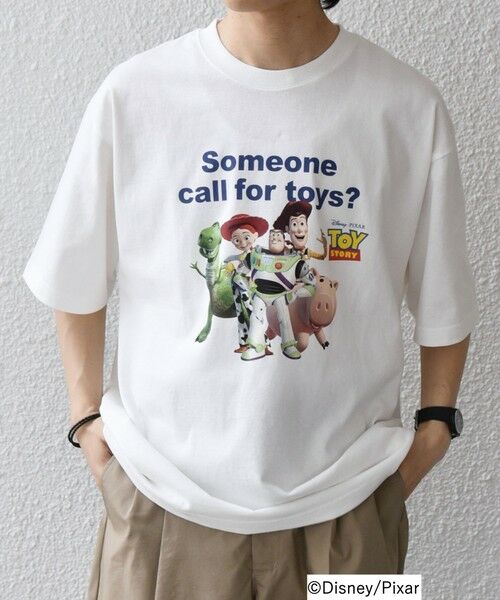 SHIPS / シップス Tシャツ | SHIPS any:〈洗濯機可能〉TOYSTORY/トイ・ストーリー/ メッセージ プリント ロゴ Tシャツ | 詳細3