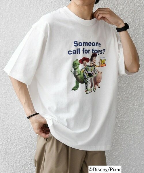 SHIPS / シップス Tシャツ | SHIPS any:〈洗濯機可能〉TOYSTORY/トイ・ストーリー/ メッセージ プリント ロゴ Tシャツ | 詳細4