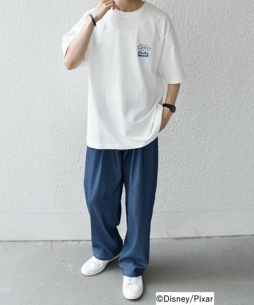 SHIPS / シップス Tシャツ | SHIPS any:〈洗濯機可能〉TOYSTORY/トイ・ストーリー/ メッセージ プリント ロゴ Tシャツ | 詳細13