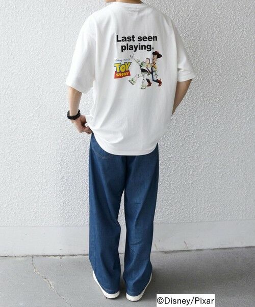 SHIPS / シップス Tシャツ | SHIPS any:〈洗濯機可能〉TOYSTORY/トイ・ストーリー/ メッセージ プリント ロゴ Tシャツ | 詳細14