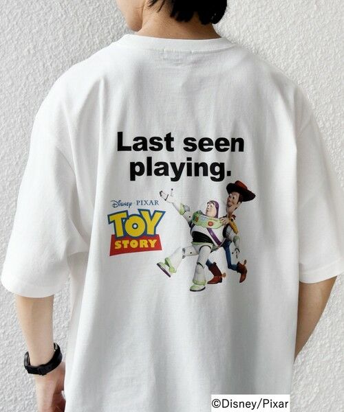 SHIPS / シップス Tシャツ | SHIPS any:〈洗濯機可能〉TOYSTORY/トイ・ストーリー/ メッセージ プリント ロゴ Tシャツ（ホワイト系その他）