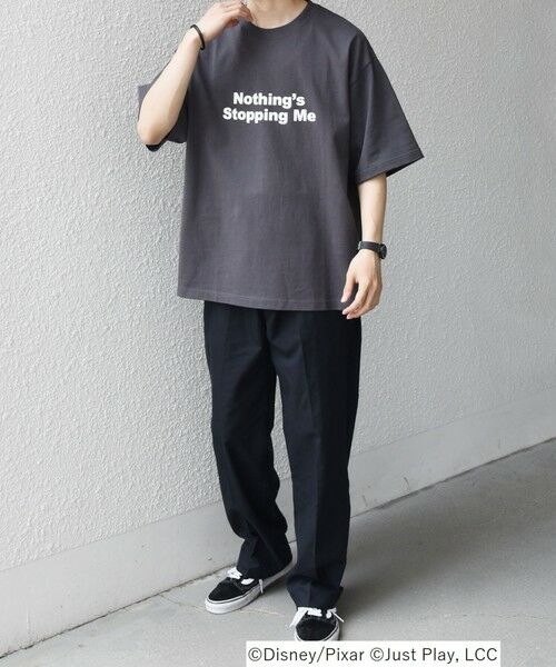 SHIPS / シップス Tシャツ | SHIPS any:〈洗濯機可能〉TOYSTORY/トイ・ストーリー/ メッセージ プリント ロゴ Tシャツ | 詳細22