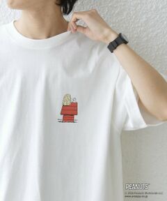 SHIPS / シップス Tシャツ | SHIPS any: SNOOPY コラボ グラフィック プリント Tシャツ◆