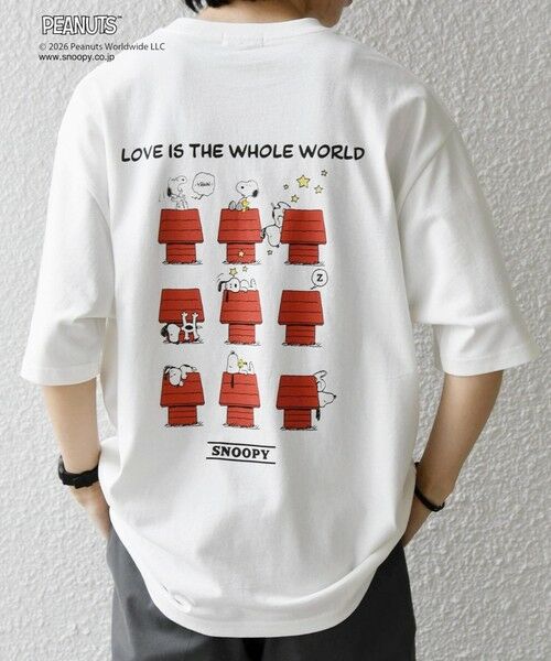 SHIPS / シップス Tシャツ | SHIPS any: SNOOPY コラボ グラフィック プリント Tシャツ◆ | 詳細4