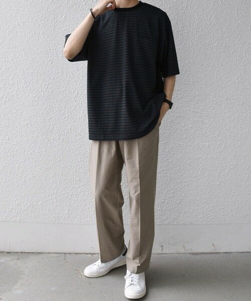 SHIPS / シップス Tシャツ | SHIPS any:〈接触冷感〉マルチ ボーダー ポケット Tシャツ◆ | 詳細22