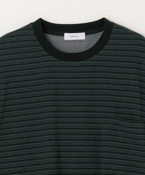 SHIPS / シップス Tシャツ | SHIPS any:〈接触冷感〉マルチ ボーダー ポケット Tシャツ◆ | 詳細28