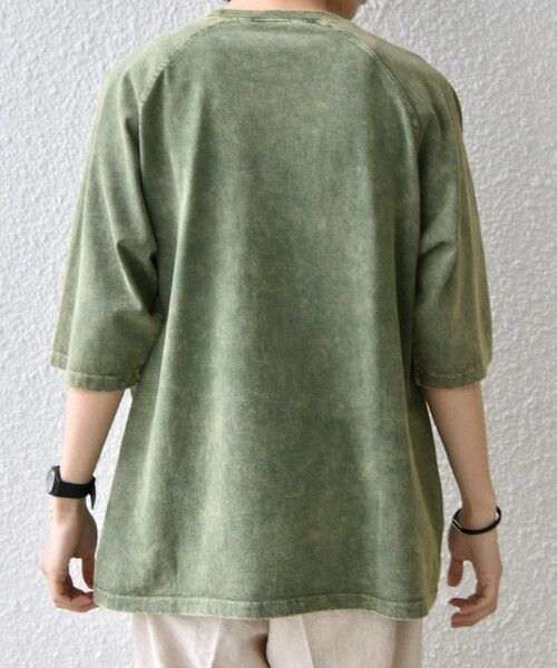 SHIPS / シップス Tシャツ | 【SHIPS any別注】ONEITA: ケミカルウォッシュ リラックス ラグラン Tシャツ(セットアップ対応)◆ | 詳細19