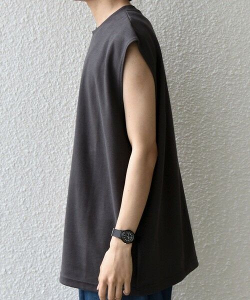 SHIPS / シップス Tシャツ | 【WEB限定】SHIPS any:〈接触冷感〉COOL TOUCH スムース リラックス ノースリーブ Tシャツ 26SS◆ | 詳細10