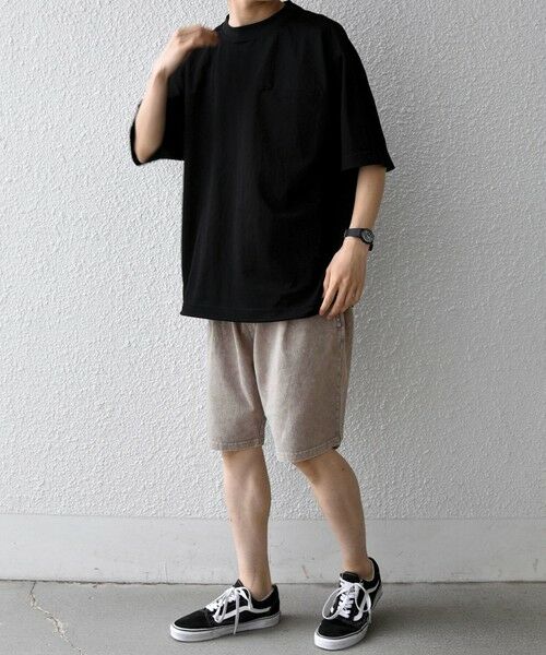 SHIPS / シップス ショート・ハーフ・半端丈パンツ | 【SHIPS any別注】ONEITA: ケミカルウォッシュ イージー ショーツ(セットアップ対応)◆ | 詳細2