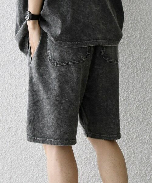SHIPS / シップス ショート・ハーフ・半端丈パンツ | 【SHIPS any別注】ONEITA: ケミカルウォッシュ イージー ショーツ(セットアップ対応)◆ | 詳細12