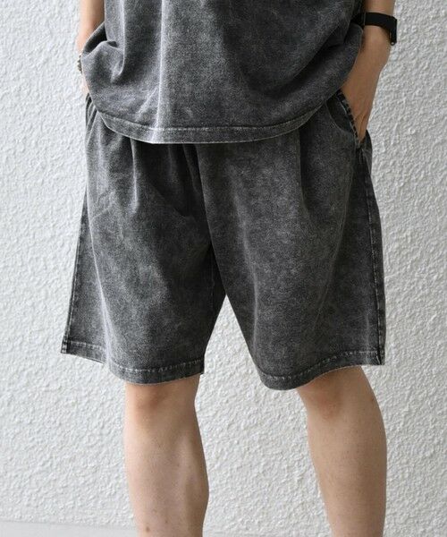 SHIPS / シップス ショート・ハーフ・半端丈パンツ | 【SHIPS any別注】ONEITA: ケミカルウォッシュ イージー ショーツ(セットアップ対応)◆ | 詳細10