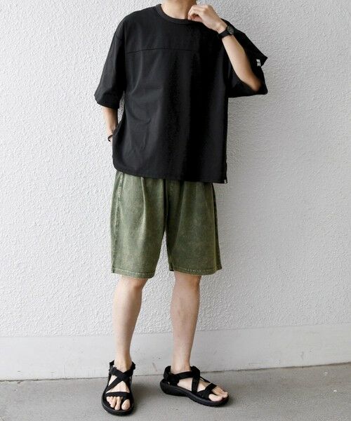 SHIPS / シップス ショート・ハーフ・半端丈パンツ | 【SHIPS any別注】ONEITA: ケミカルウォッシュ イージー ショーツ(セットアップ対応)◆ | 詳細24