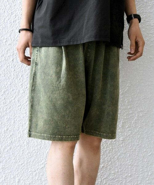 SHIPS / シップス ショート・ハーフ・半端丈パンツ | 【SHIPS any別注】ONEITA: ケミカルウォッシュ イージー ショーツ(セットアップ対応)◆ | 詳細26