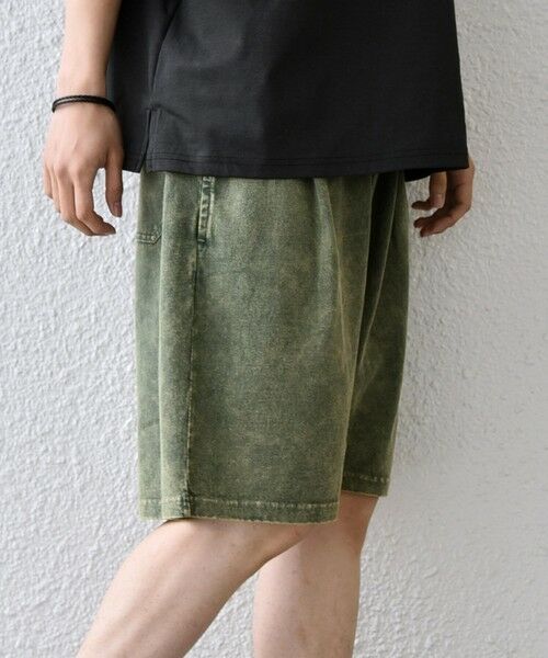 SHIPS / シップス ショート・ハーフ・半端丈パンツ | 【SHIPS any別注】ONEITA: ケミカルウォッシュ イージー ショーツ(セットアップ対応)◆ | 詳細27