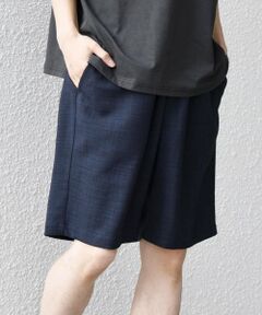 SHIPS / シップス ショート・ハーフ・半端丈パンツ | SHIPS any:〈UVカット〉FUTURE LINEN CANVAS リネンライク イージー ショーツ◆