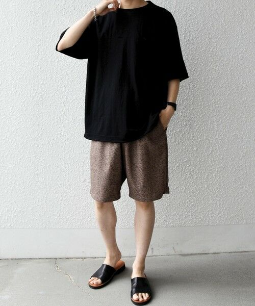 SHIPS / シップス ショート・ハーフ・半端丈パンツ | SHIPS any:〈UVカット〉FUTURE LINEN CANVAS リネンライク イージー ショーツ◆ | 詳細1