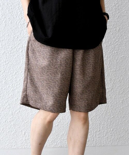 SHIPS / シップス ショート・ハーフ・半端丈パンツ | SHIPS any:〈UVカット〉FUTURE LINEN CANVAS リネンライク イージー ショーツ◆ | 詳細3