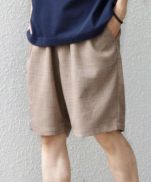 SHIPS / シップス ショート・ハーフ・半端丈パンツ | SHIPS any:〈UVカット〉FUTURE LINEN CANVAS リネンライク イージー ショーツ◆ | 詳細19