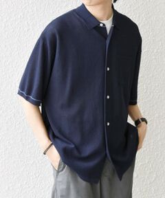 SHIPS / シップス シャツ・ブラウス | SHIPS any:〈手洗い可能〉TEXBRID(R) ドライタッチ サマー ニット シャツ◆