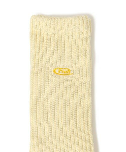 SHIPS / シップス ソックス | FRUIT OF THE LOOM: 3足組 ワンポイント 刺繍 シグナル ソックス | 詳細2