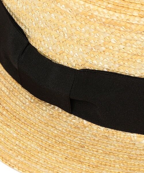 SHIPS / シップス ハット | SHIPS any: ショートブリム ストロー ボーター ハット | 詳細3