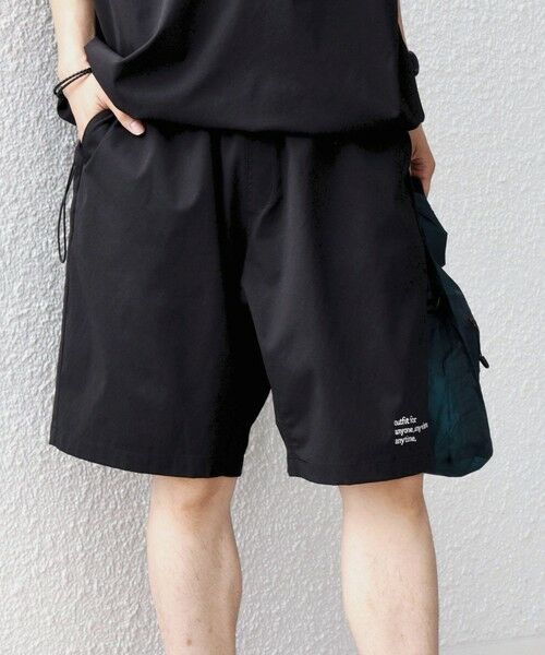 SHIPS / シップス Tシャツ | 【WEB限定】SHIPS any:〈吸水速乾/UVカット〉ドライタッチ ヘンリーネック Tシャツ＋イージーショーツ＋パッカブルバッグ 3点セット◆ | 詳細9