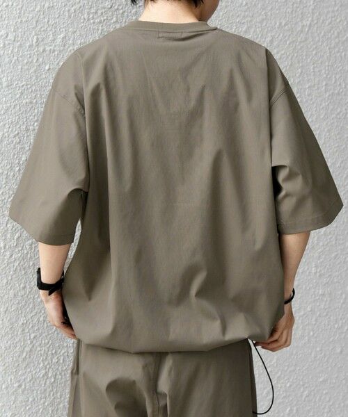 SHIPS / シップス Tシャツ | 【WEB限定】SHIPS any:〈吸水速乾/UVカット〉ドライタッチ ヘンリーネック Tシャツ＋イージーショーツ＋パッカブルバッグ 3点セット◆ | 詳細17