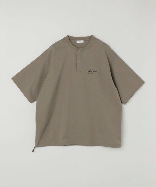 SHIPS / シップス Tシャツ | 【WEB限定】SHIPS any:〈吸水速乾/UVカット〉ドライタッチ ヘンリーネック Tシャツ+イージーショーツ+パッカブルバッグ 3点セット◇ | 詳細28