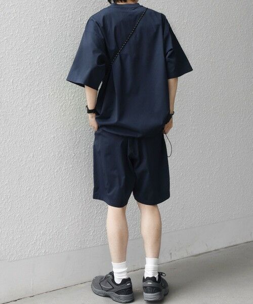 SHIPS / シップス Tシャツ | 【WEB限定】SHIPS any:〈吸水速乾/UVカット〉ドライタッチ ヘンリーネック Tシャツ＋イージーショーツ＋パッカブルバッグ 3点セット◆ | 詳細22