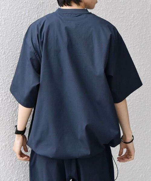 SHIPS / シップス Tシャツ | 【WEB限定】SHIPS any:〈吸水速乾/UVカット〉ドライタッチ ヘンリーネック Tシャツ＋イージーショーツ＋パッカブルバッグ 3点セット◆ | 詳細27