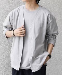 SHIPS / シップス Tシャツ | 【WEB限定】SHIPS any:〈吸水速乾/UVカット〉3点セットアップ  Tシャツ＆カーディガン＆パンツ◆