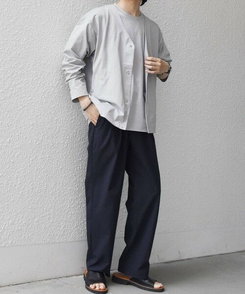 SHIPS / シップス Tシャツ | 【WEB限定】SHIPS any:〈吸水速乾/UVカット〉3点セットアップ  Tシャツ＆カーディガン＆パンツ◆ | 詳細1