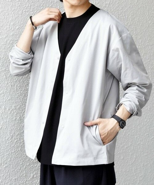 SHIPS / シップス Tシャツ | 【WEB限定】SHIPS any:〈吸水速乾/UVカット〉3点セットアップ Tシャツ+カーディガン+パンツ◇ | 詳細14